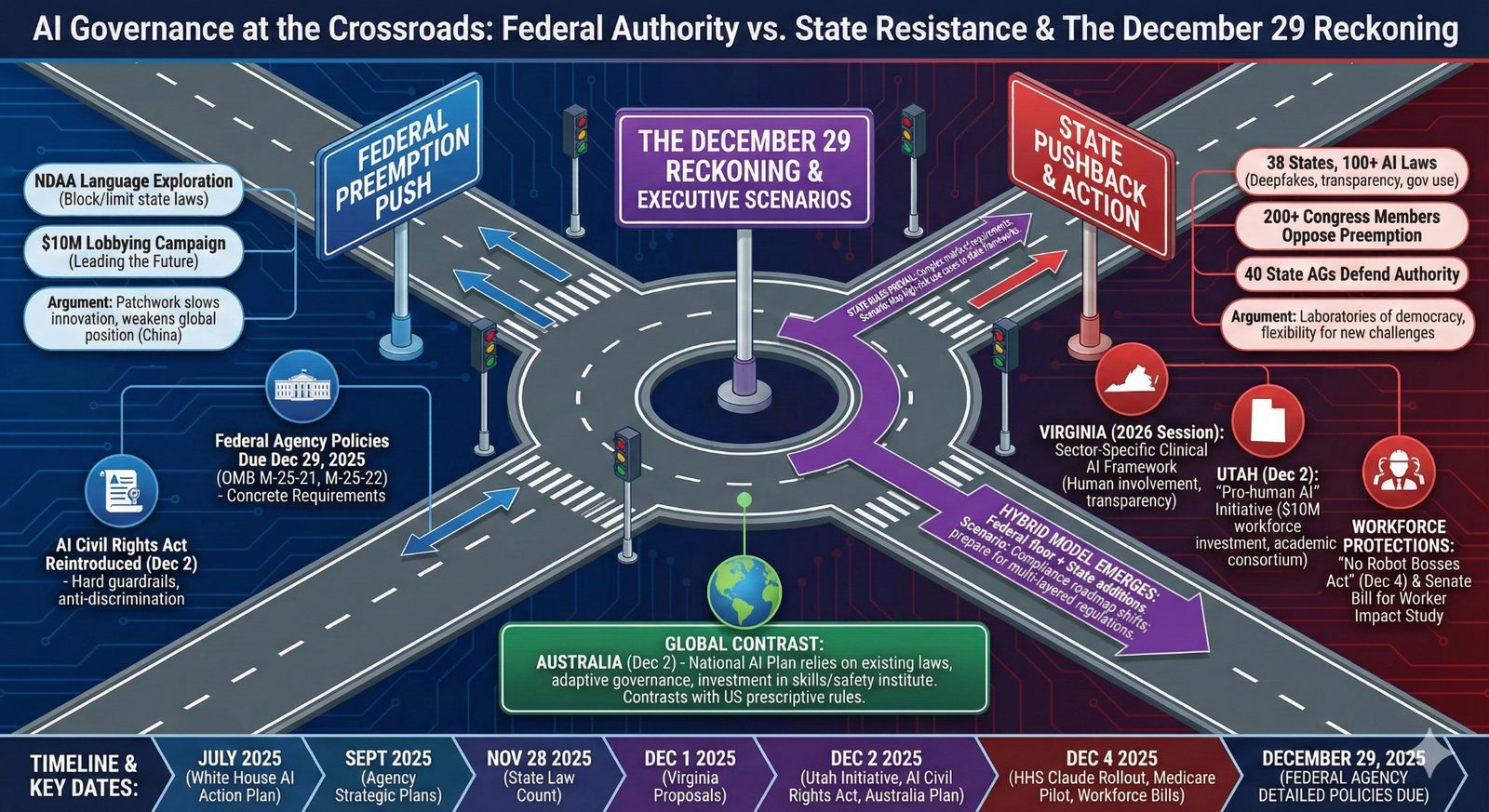AI Governance at the Crossroads AI Governance at the Crossroads – Federal Authority, State Resistance, and the December 29 Reckoning